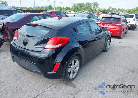 2013 Hyundai Veloster Base W/Gray from USA, damaged, VIN KMHTC6ADXDU086856